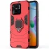 Протиударний чохол Transformer з кільцем на Xiaomi Redmi 10C – Червоний / Dante Red. Фото 2 з 5