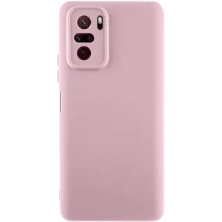 Чохол Silicone Cover Ummi Lakshmi Full Camera (AA) для Xiaomi Redmi Note 10 / Note 10s — Рожевий / Pink Sand