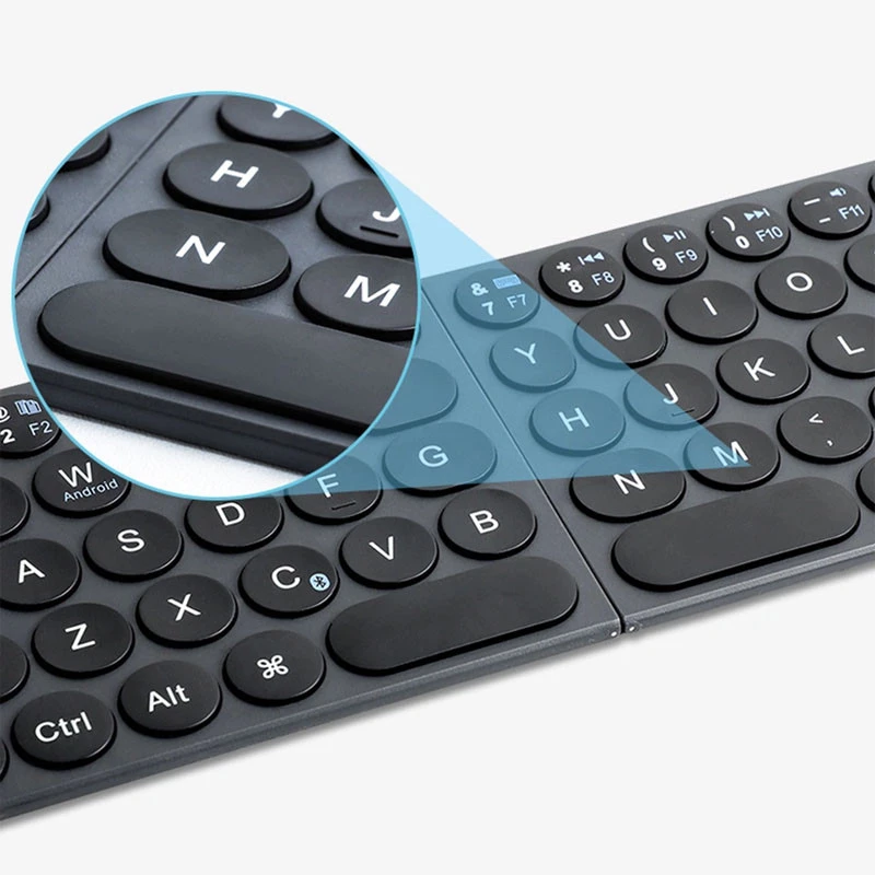 Клавиатура WIWU Fold Mini Keyboard FMK-01 – Black. Фото 7 из 8