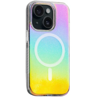 Чохол з блискітками та MagSafe на Apple iPhone 15 (6.1") — Chroma+Glitter
