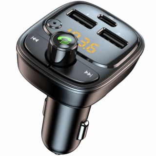 АЗП FM модулятор Amaya ACC-T02 PD30W (2USB-A/1C) фото 1 з 1