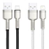 Дата кабель Baseus Cafule Series Metal USB to Lightning 2.4A (1m) (CALJK-A0) фото 1 з 1