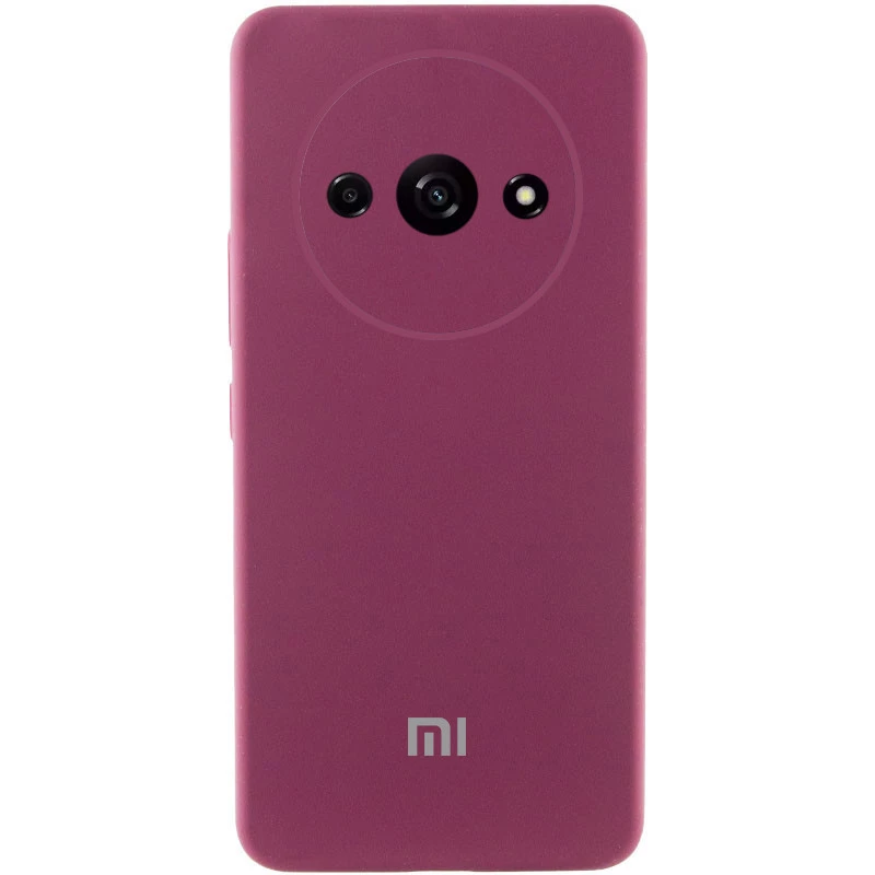 

Чехол Silicone Case Lakshmi Premium L с закрытой камерой для Xiaomi Redmi A3 (Бордовый / Plum), Бордовий / plum