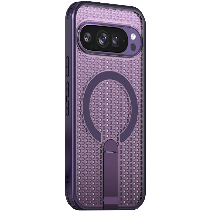 Чехол TPU Breeze with MagSafe stand для Google Pixel 9 Pro – Purple. Фото 3 из 3