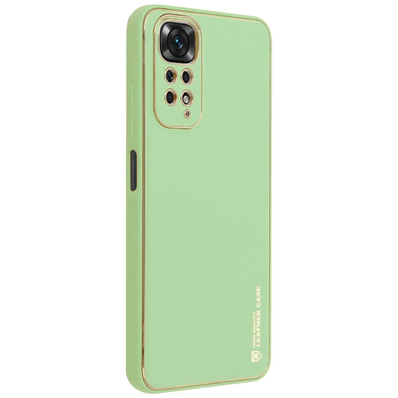 

Шкіряний чохол Xshield на Xiaomi Redmi Note 11 (Global) / Note 11S (Зелений / Pistachio)