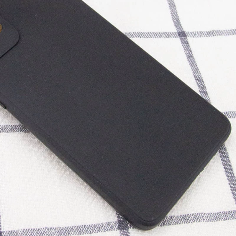 Цветной силиконовый чехол с защитой камеры для Xiaomi Redmi Note 11 (Global) / Note 11S – Черный / Black. Фото 2 из 4