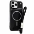 Чехол TPU+PC Pacific with Magnetic Fit and straps для Apple iPhone 18 Pro – Black. Фото 2 из 3