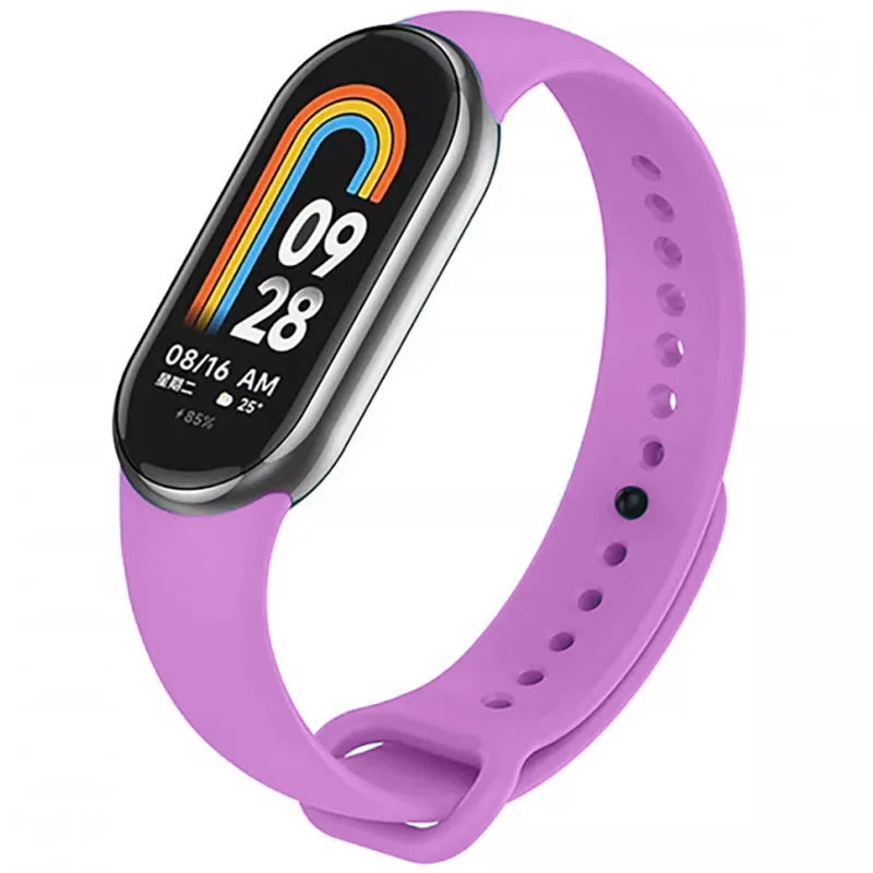 Силіконовий ремінець для Xiaomi Mi Band 8/9/10 – Фіолетовий / Purple. Фото 1 з 1