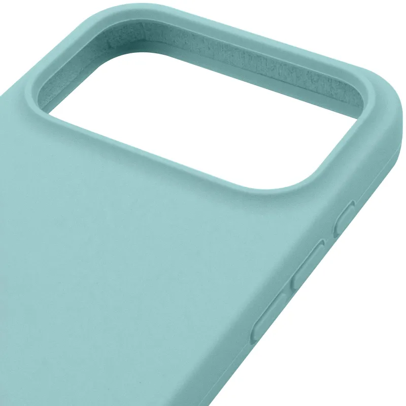 Чохол з закритим низом Silicone Case на Apple iPhone 17 Pro Max (6.9") – Бірюзовий / Beryl. Фото 4 з 5