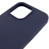 Чохол Silicone Case (AA) Logo with MagSafe для Apple iPhone 15 (6.1") – Темно-синій / Midnight blue. Фото 5 з 6