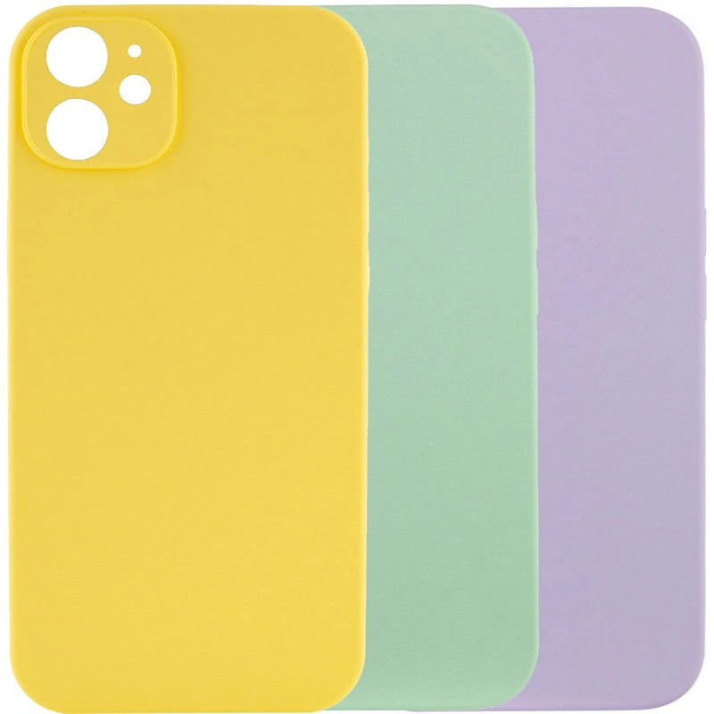 Чохол з захистом камери Silicone Case для Apple iPhone 12 (6.1") фото 2 з 3