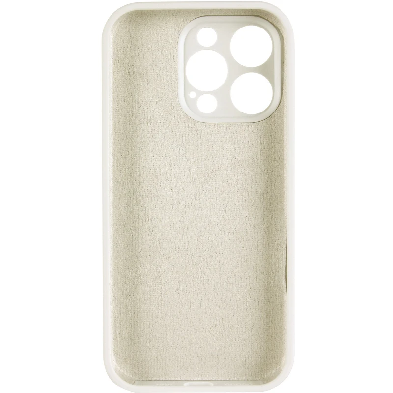 Чохол Silk Full Camera Protective (AA) NO LOGO для Apple iPhone 16 Pro – Бежевий / Antigue White. Фото 3 з 5