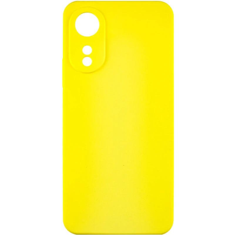 Чохол Silicone Case Lakshmi Premium із закритою камерою для Oppo A78 4G – Жовтий / Yellow. Фото 2 з 5