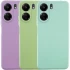 Цветной силиконовый чехол с защитой камеры для Xiaomi Redmi 13C фото 2 из 2
