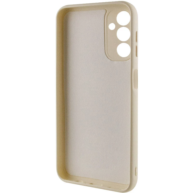 Цветной силиконовый чехол GETMAN с закрытой камерой на Samsung Galaxy A16 4G/5G – Песочный / Sand. Фото 3 из 6