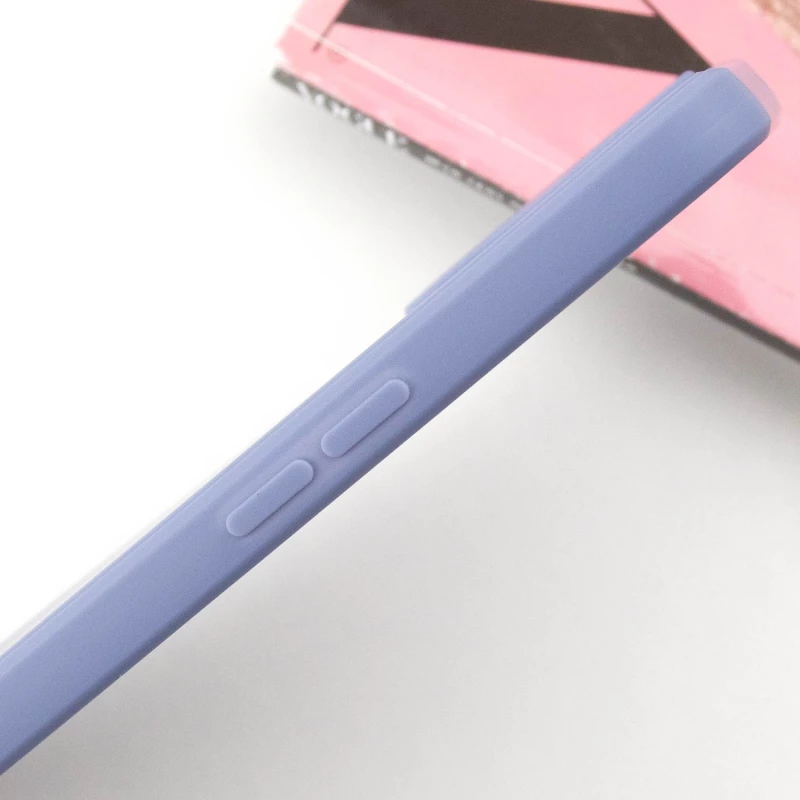 Цветной силиконовый чехол с защитой камеры для Oppo Reno 8T 4G – Голубой / Mist blue. Фото 8 из 10