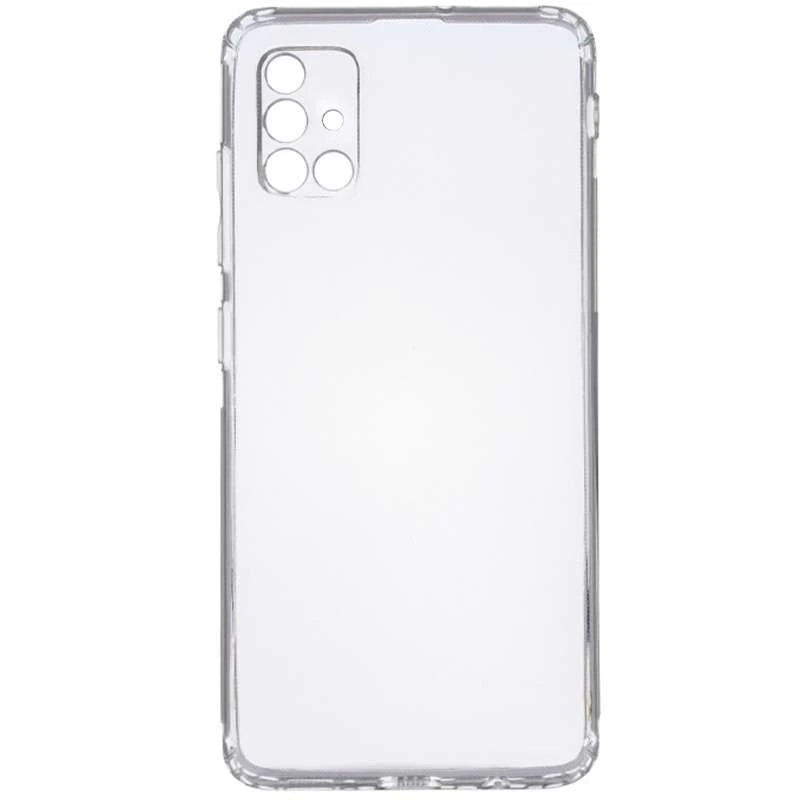 

Ультратонкий силіконовий чохол з заглушкою на Samsung Galaxy M31s (Безбарвний (прозорий))