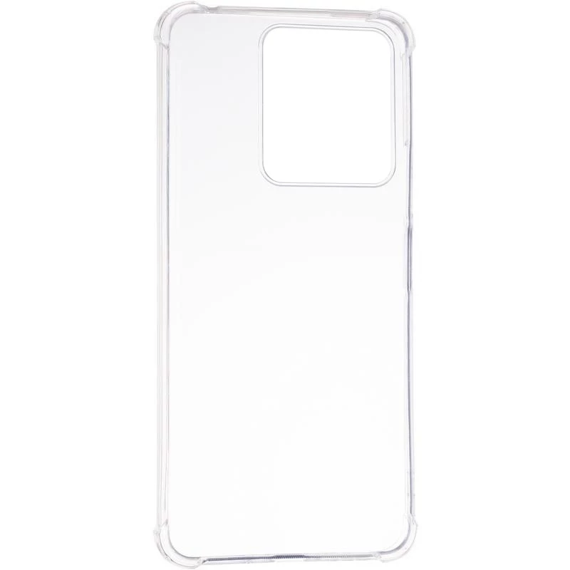 Силіконовий чохол з критими бортами на Xiaomi Poco C65 – Безбарвний (прозорий). Фото 3 з 3