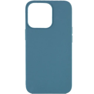 Кольоровий силіконовий чохол на Apple iPhone 14 Pro (6.1") — Синій / Powder Blue