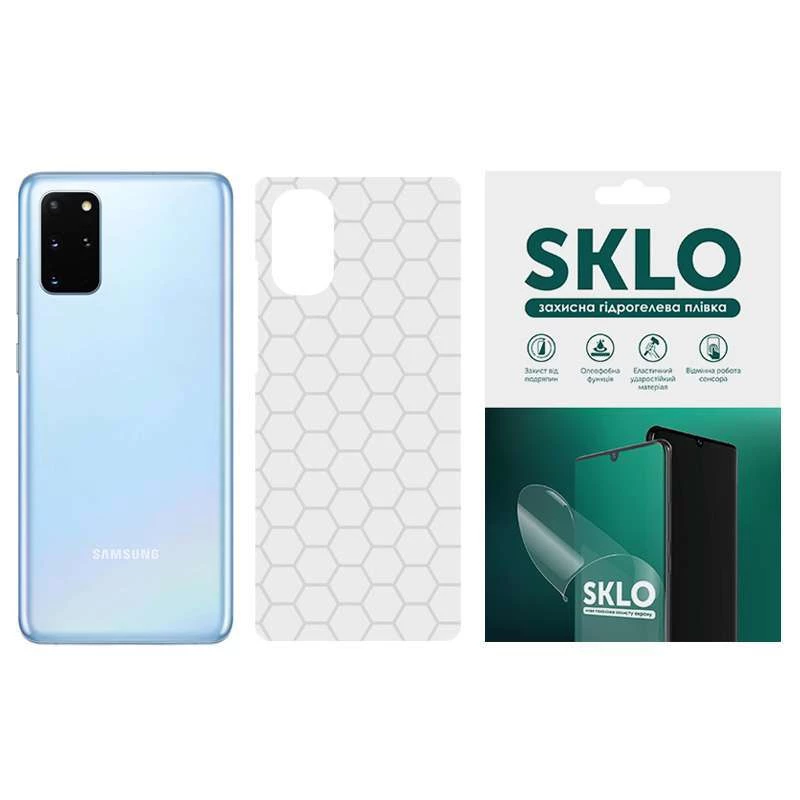 

Захисна плівка SKLO Back Transparent на тильну сторону на Samsung Galaxy A01 (Прозорий / Соти)