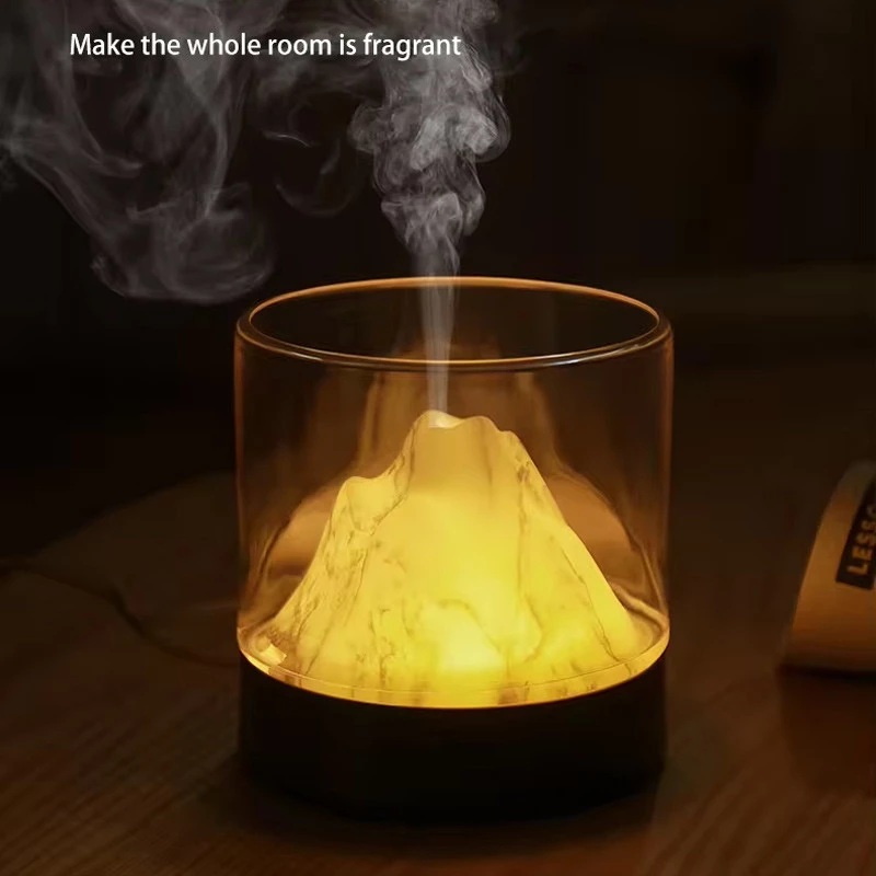 Зволожувач повітря з арома D5 Mountain gradient colour 300ml – Gray. Фото 2 з 6