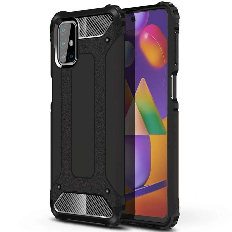 

Протиударний чохол з посиленими кутами Immortal на Samsung Galaxy M31s (Чорний)