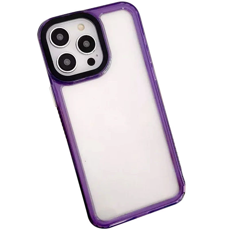 

Цветной чехол TPU+PC на Oppo A78 4G (Purple)