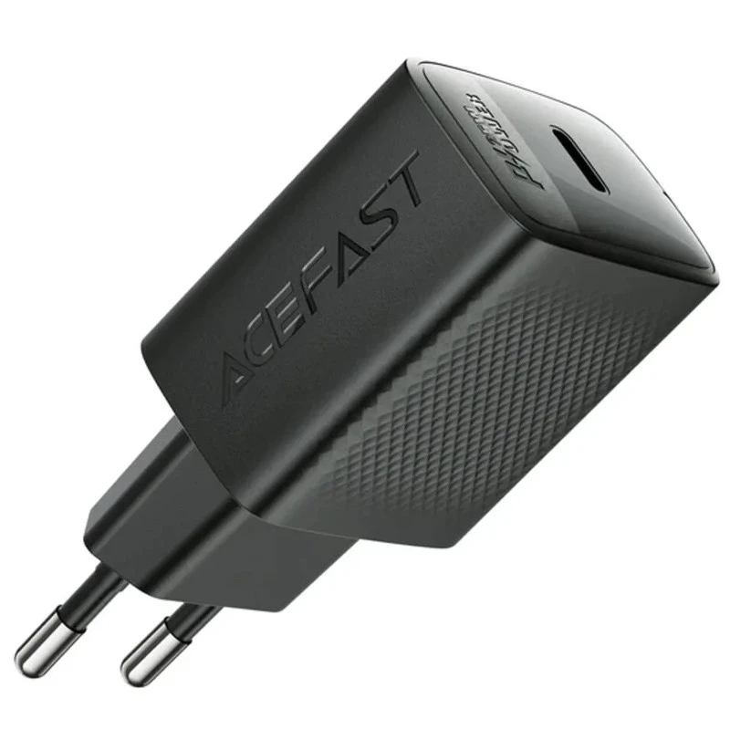 СЗУ Acefast A104 GaN PD25W (1USB-C) – Black. Фото 7 из 7