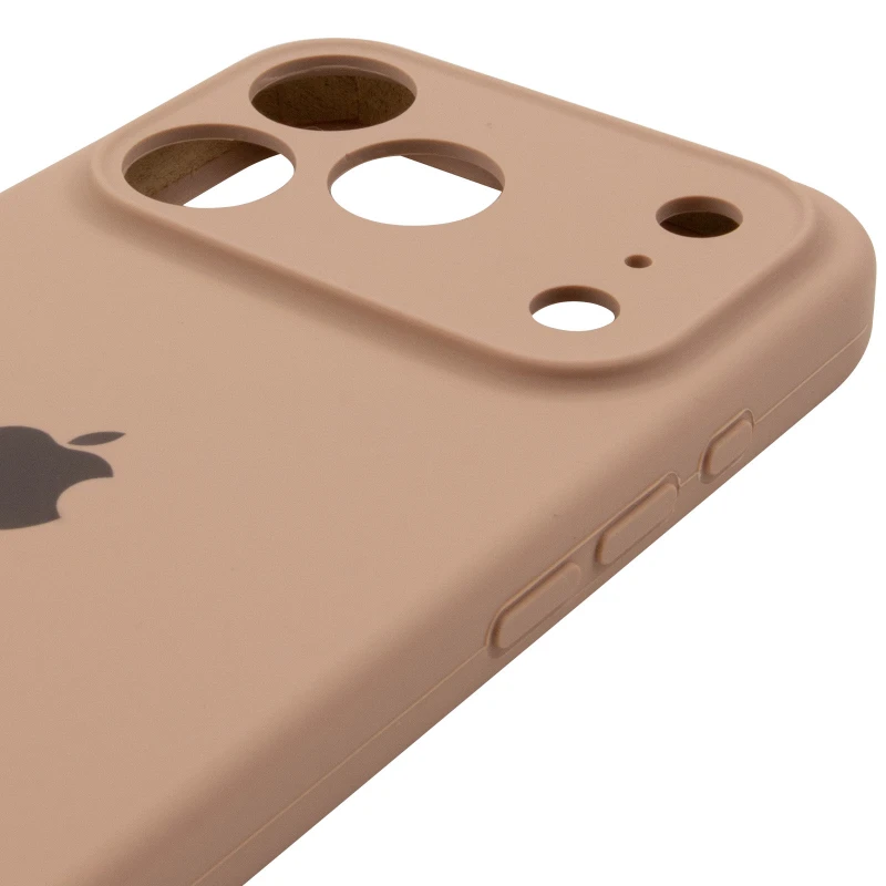 Чохол Silicone Case з захистом камери на Apple iPhone 17 Pro Max (6.9") – Бежевий / Desert Gold. Фото 6 з 7