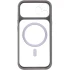 Чохол TPU GETMAN Moon Clear with MagSafe для Apple iPhone 12 Pro Max (6.7") – Grey. Фото 5 з 6