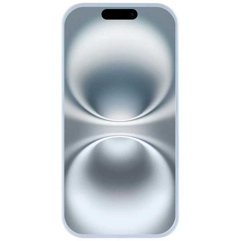 Чехол Silicone Case с закрытым низом для Apple iPhone 17e (6.1") – Голубой / Sweet Blue. Фото 3 из 6