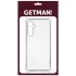 Ультратонкий силиконовый чехол GETMAN с крытыми бортами та камерою на Samsung Galaxy M14 5G – Бесцветный (прозрачный). Фото 4 из 7