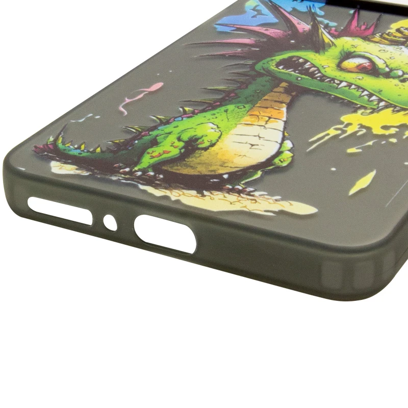 Чохол TPU+PC Street Art для Xiaomi Redmi 13 4G – Dragon. Фото 7 з 7