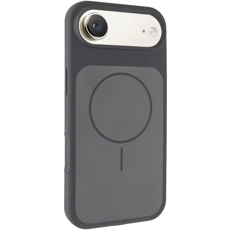 Чехол Silk Duo Color (AA) NO LOGO with Magnetic Fit для Apple iPhone 17 Air (6.5") – Gray. Фото 2 из 7