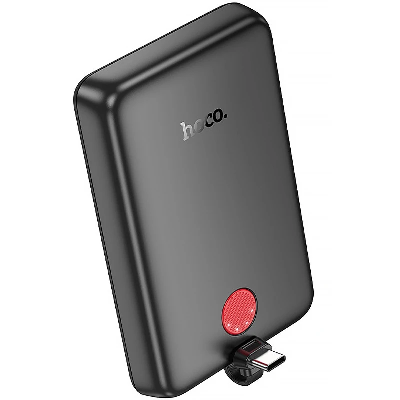 Портативний ЗП Power Bank Hoco J133A Triumph PD20W + Type-C з БЗП 10000 mAh – Black. Фото 3 з 6