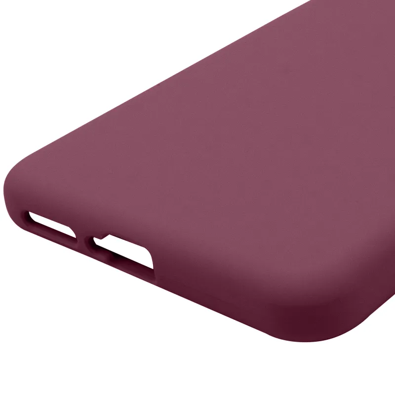 Чохол Silicone Case Lakshmi Premium із закритою камерою для Xiaomi Redmi Note 15 Pro 5G – Бордовий / Plum. Фото 6 з 6