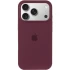 Чехол Silicone Case (AA) Logo with MagSafe для Apple iPhone 17 Pro Max (6.9") – Бордовый / Plum. Фото 5 из 11