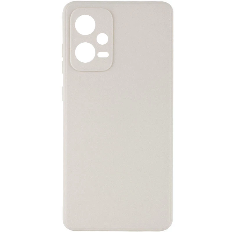 Цветной силиконовый чехол с защитой камеры для Xiaomi Poco X5 5G – Серый / Smoky Gray. Фото 1 из 7