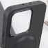 TPU чохол Bonbon з металевими кнопками та MagSafe на Xiaomi 14 Pro – Чорний / Black. Фото 5 з 5