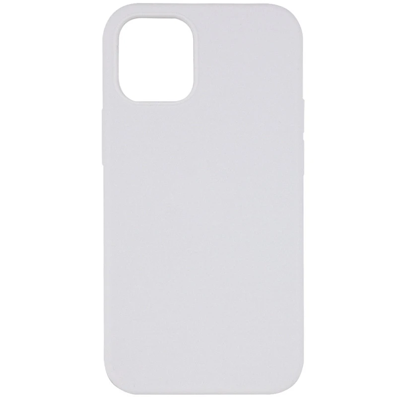 Silicone Case (AA) NO LOGO with MagSafe для Apple iPhone 12 (6.1") – Білий / White. Фото 1 з 1
