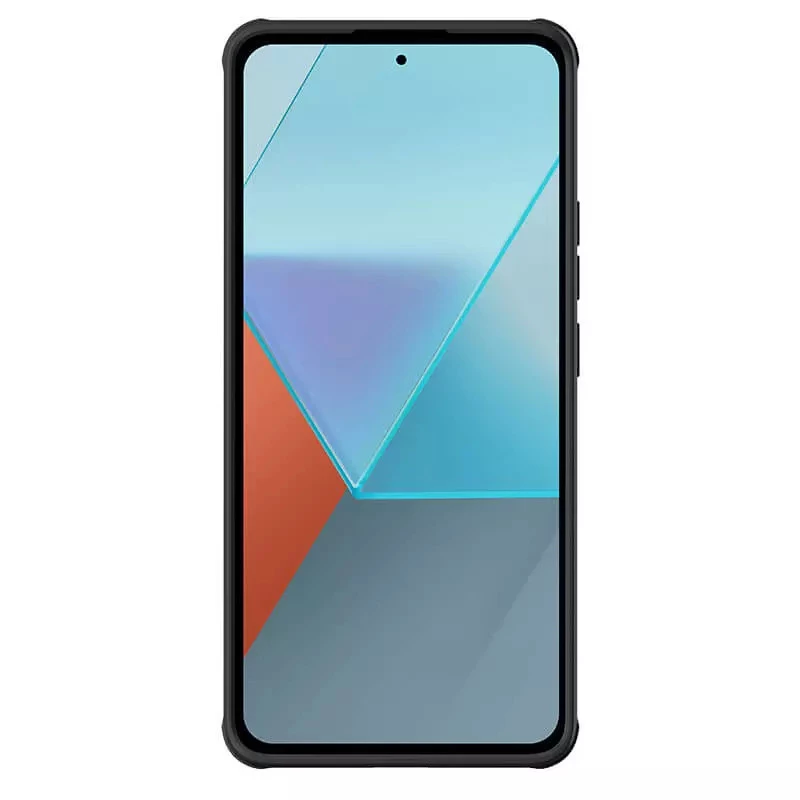 Карбована накладка Nillkin Pro зі шторкою для камери на Xiaomi Redmi Note 13 Pro+ – Black. Фото 5 з 7