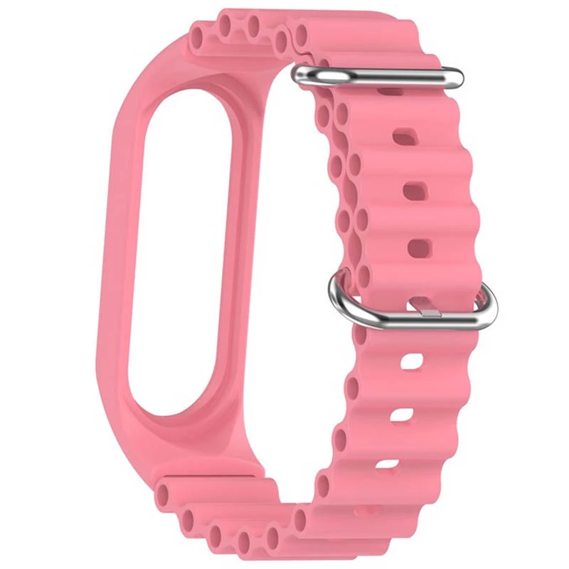 Ремешок Ocean Band для Xiaomi Mi Band 7/6/5/4/3 – Розовый / Pink. Фото 4 из 4