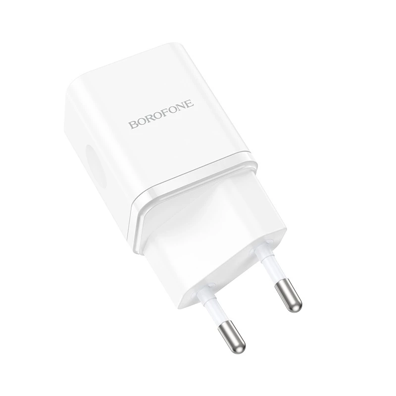 МЗП Borofone BN7 PD20W+QC3.0 (1USB-A/1C) – White. Фото 4 з 6
