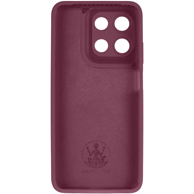 Чехол Silicone Case Lakshmi Premium з закритою камерою на Motorola Moto G15 4G – Бордовый / Plum. Фото 4 из 6