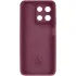 Чехол Silicone Case Lakshmi Premium з закритою камерою на Motorola Moto G15 4G – Бордовый / Plum. Фото 4 из 6