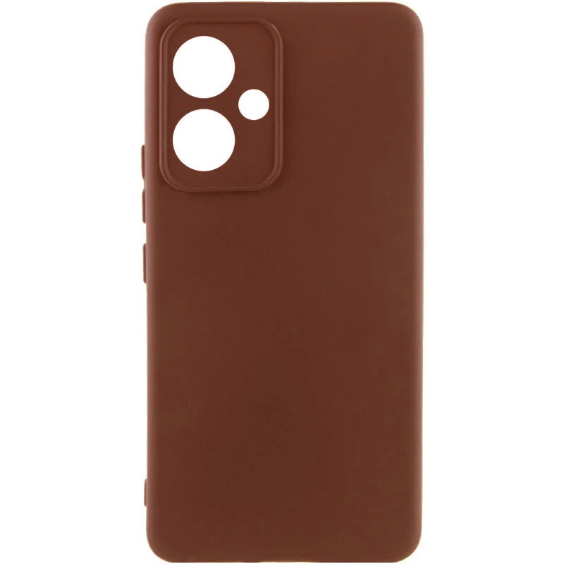 Чохол Silicone Case Lakshmi Plus з закритою камерою на Xiaomi Redmi 13 4G – Коричневий / Brown. Фото 1 з 6