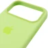 Чохол Silicone case (AAA) with Magsafe and Animation для Apple iPhone 17 Pro (6.3") – Neon Yellow. Фото 6 з 7