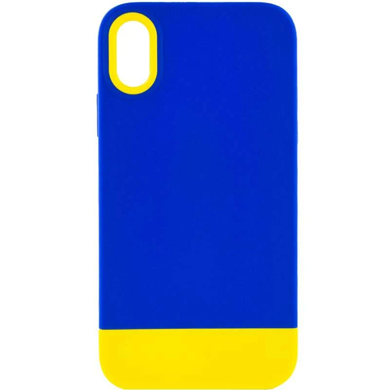 

Двоколірний чохол Bichromatic на Apple iPhone XR (6.1") (Navy Blue / Yellow)