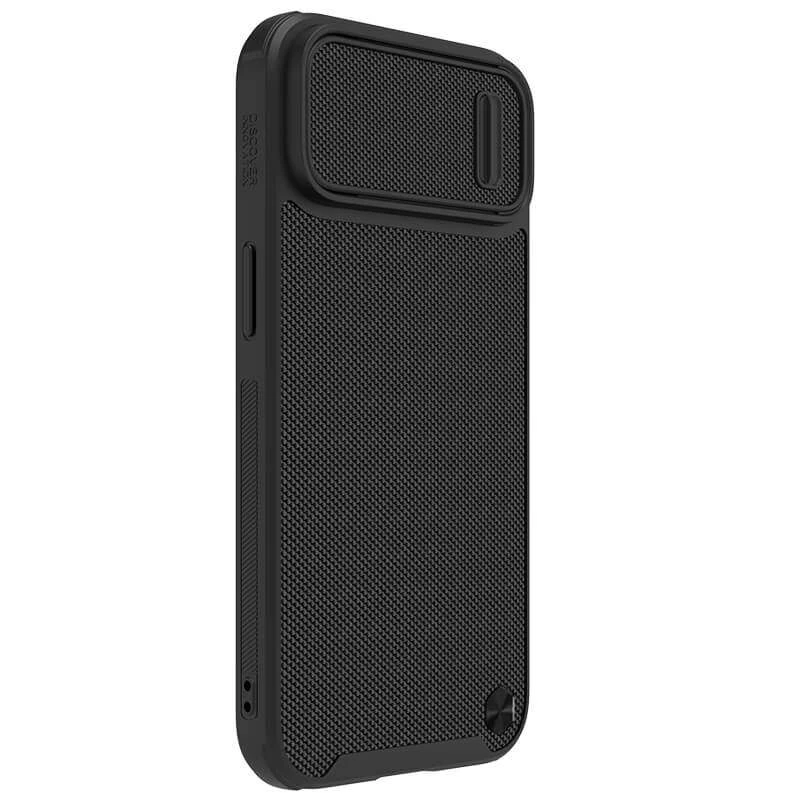 TPU+PC чохол Nillkin Textured S Magnetic на Apple iPhone 14 (6.1") – Black. Фото 3 з 6