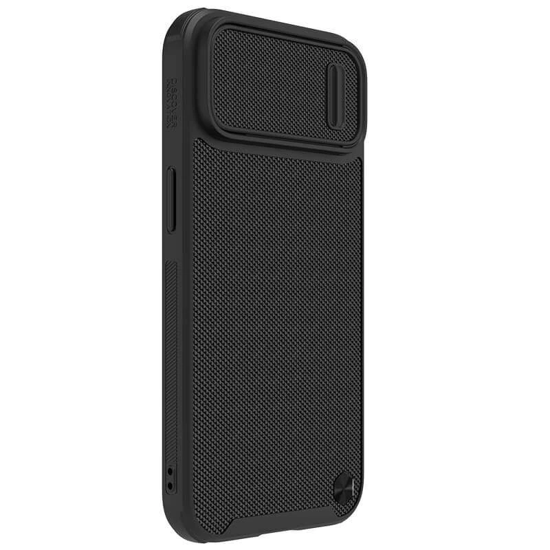TPU+PC чохол Nillkin Textured S на Apple iPhone 14 (6.1") – Black. Фото 3 з 5